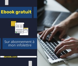 Visuel pour Facebook: promotion d'un ebook gratuit sur inscription à l'infolettre