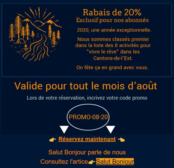 Image du début d'une infolettre: fond foncé lettres et image couleur doré