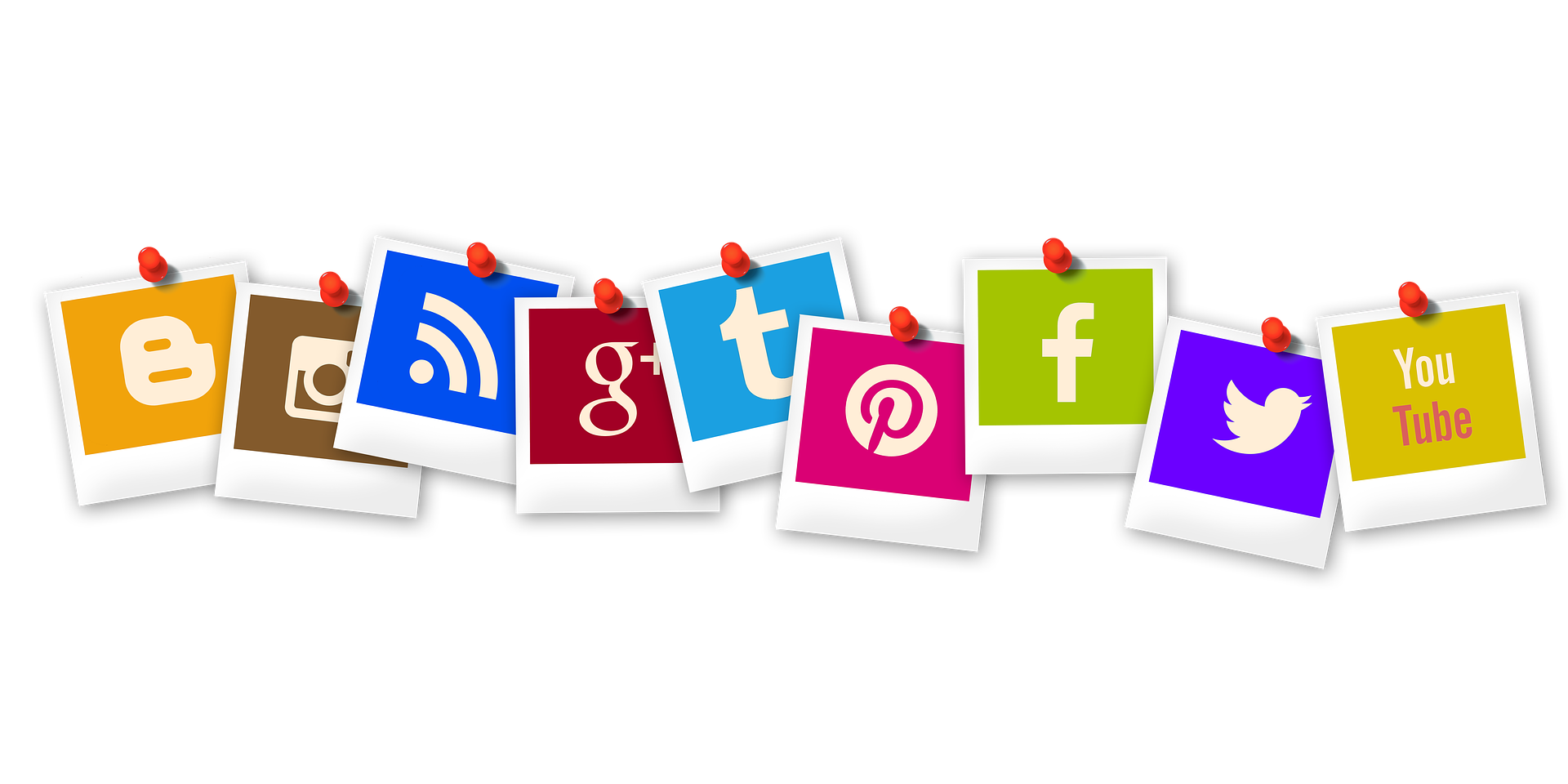 Médias sociaux alignés